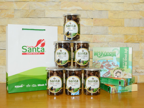 Tỏi đen cô đơn Santa - Hũ nhựa 250g